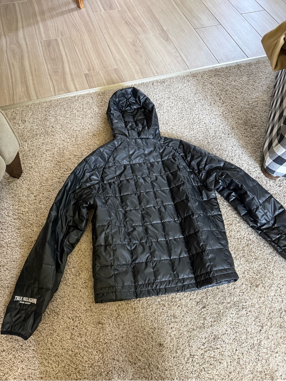 True Religion Jacket Black, Men's - Picture 3 of 6